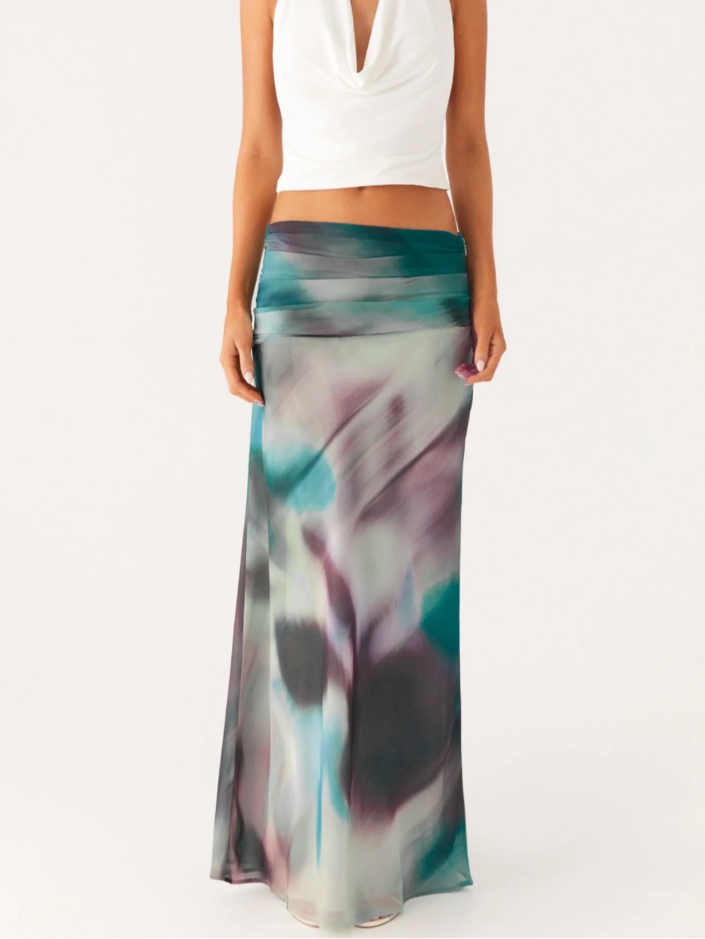 NWT Peppermayo Rimi Maxi Skirt - Sea Splash